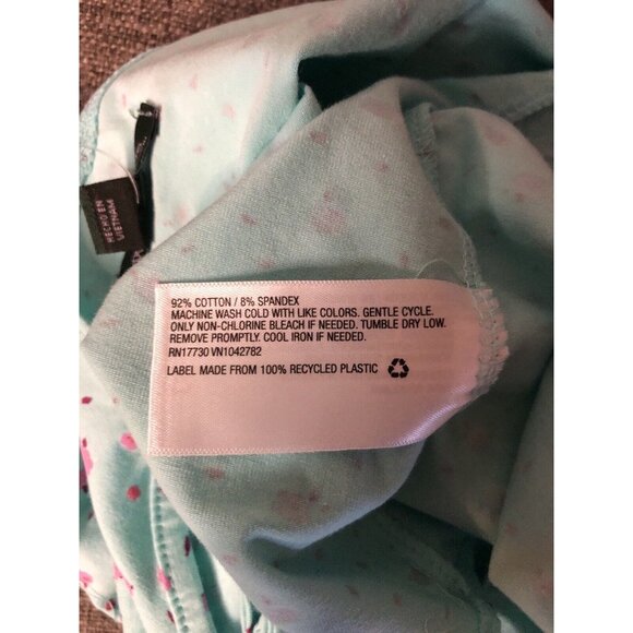 Womens Wild Fable Cami Bodysuit Aqua Blue Pink Floral Size Small. - Picture 5 of 5